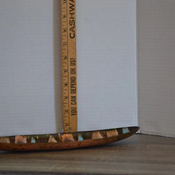 Vtg Brass & Enamel  Bowl - Picture 5 of 8